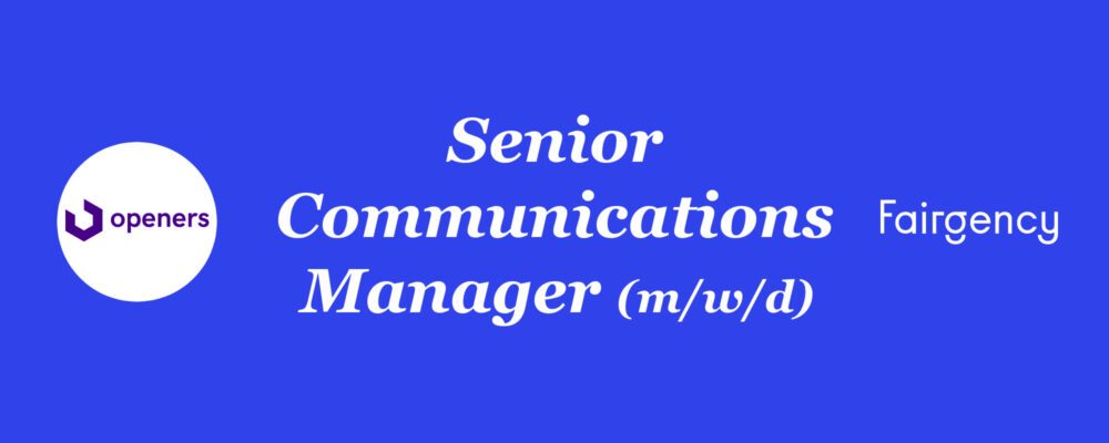 Senior Communications Manager