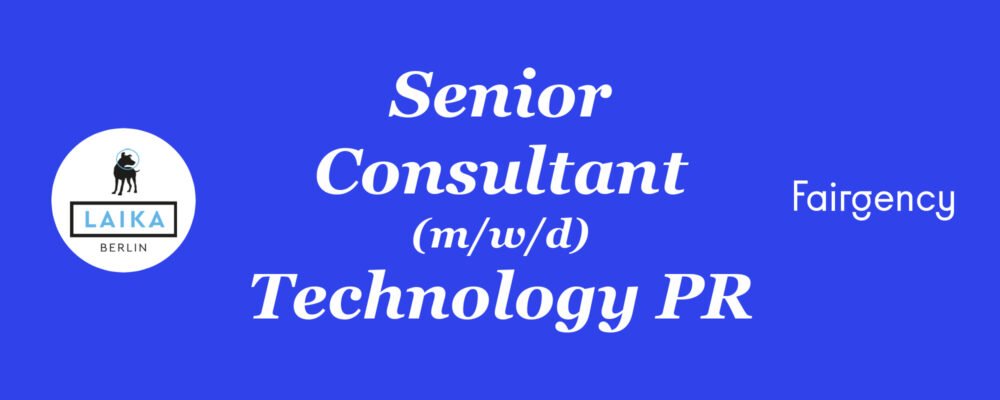 Senior Consultant Technology PR